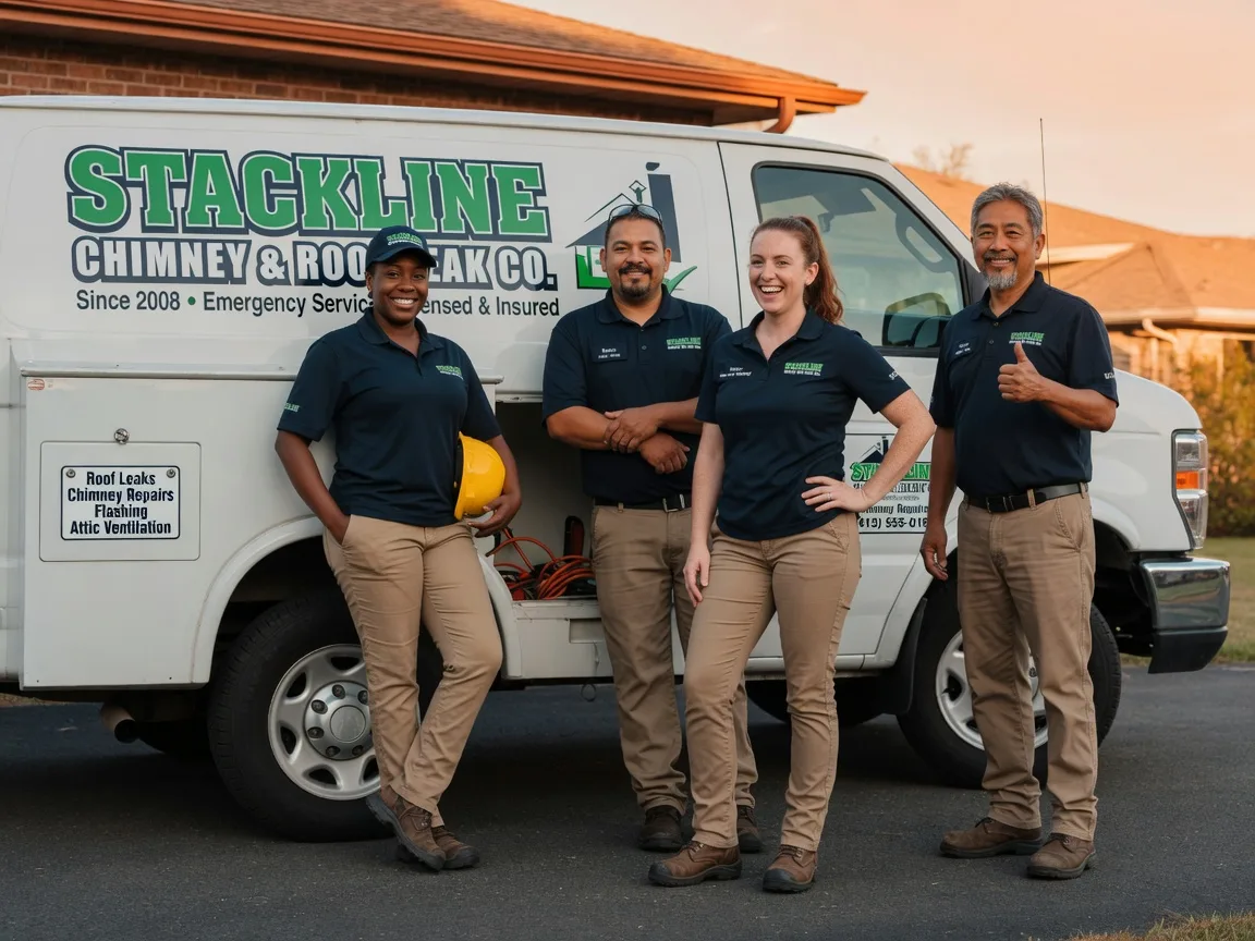 Chimney flashing repair company in Overbrook, OK